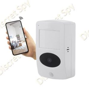 Cameră ascunsa în senzor PIR 1080p, aplicație Tuya cu Wi-Fi TY011 (Alb)